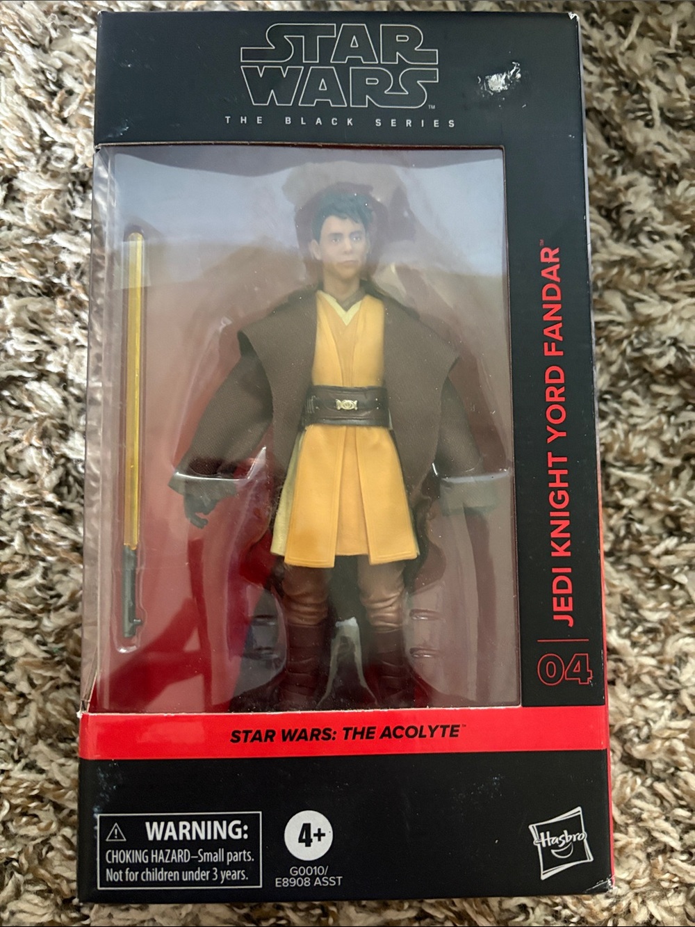 NEW Star Wars Jedi Knight Yord Fandar - Black Series Acolyte 6" Figure #04